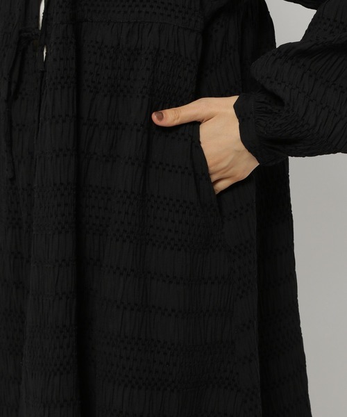 niko and...（ニコアンド）の「モールギャザーチュニックワンピース（ワンピース・レディース・ライトグレー/ブラック/キャメル・FREE）」の19枚目の写真