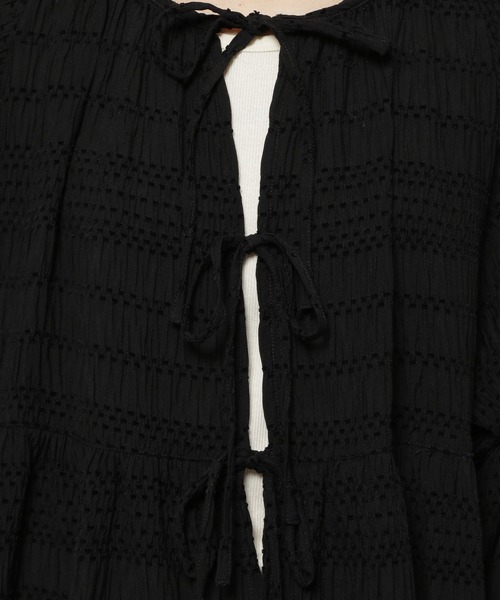 niko and...（ニコアンド）の「モールギャザーチュニックワンピース（ワンピース・レディース・ライトグレー/ブラック/キャメル・FREE）」の21枚目の写真