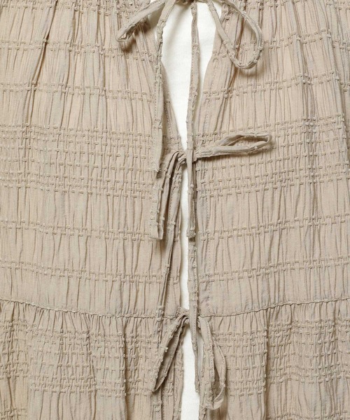 niko and（ニコアンド）の「モールギャザーチュニックワンピース