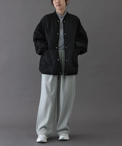 FORK&SPOON（フォークアンドスプーン）の「FORK&SPOON　SORONAリバーシブルブルゾン（ブルゾン・レディース・ベージュ/カーキ/ブラック・1）」の6枚目の写真