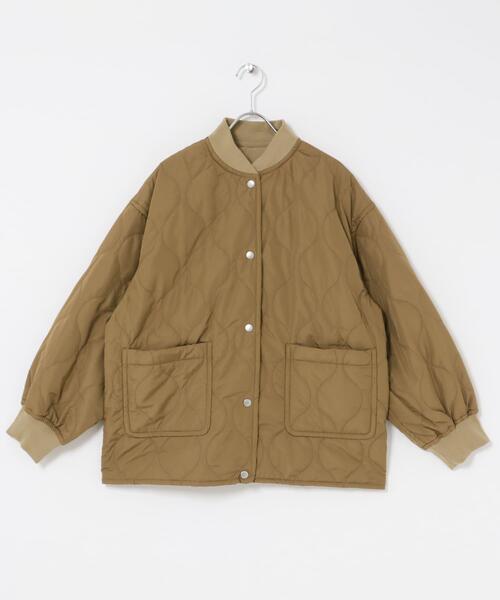 アーバンリサーチドアーズ　フォークアンドスプーン　リバーシブルノーカラーブルゾン セール】FORK&SPOON リバーシブルノーカラーブルゾン（ブルゾン