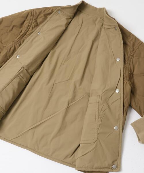 FORK&SPOON（フォークアンドスプーン）の「FORK&SPOON　SORONAリバーシブルブルゾン（ブルゾン・レディース・ベージュ/カーキ/ブラック・1）」の17枚目の写真