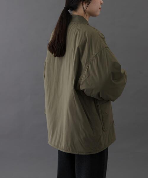 FORK&SPOON(フォークアンドスプーン)の「FORK&SPOON SORONAリバーシブルブルゾン(ブルゾン・レディース・ベージュ/カーキ/ブラック・1)」の15枚目の写真