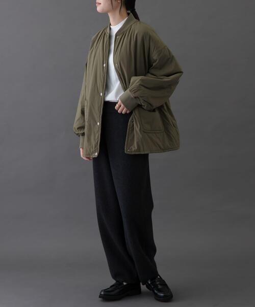 FORK&SPOON(フォークアンドスプーン)の「FORK&SPOON SORONAリバーシブルブルゾン(ブルゾン・レディース・ベージュ/カーキ/ブラック・1)」の16枚目の写真