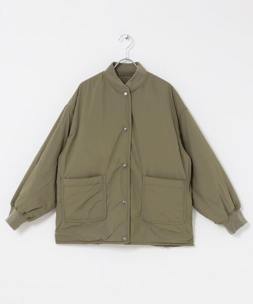 アーバンリサーチドアーズ　フォークアンドスプーン　リバーシブルノーカラーブルゾン セール】FORK&SPOON リバーシブルノーカラーブルゾン（ブルゾン