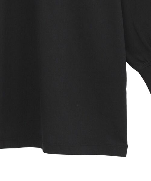 AMERICAN HOLIC(アメリカンホリック)の「コットンロング丈プルオーバー(Tシャツ/カットソー・レディース・オフホワイト/チャコールグレー/ブラック・FREE)」の9枚目の写真
