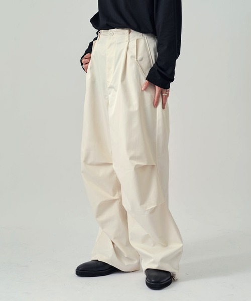 Lui's（ルイス）の「コンバーチブルパラシュートパンツ（その他パンツ・メンズ・チャコールグレー/ブラック/ホワイト/ライトグレー・S/M）」の21枚目の写真