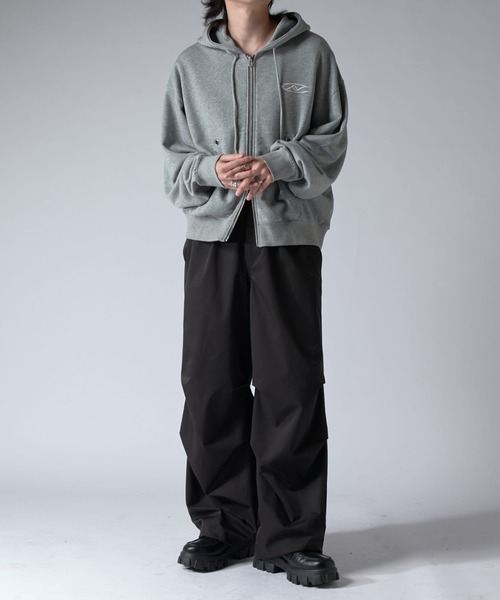 Lui's（ルイス）の「コンバーチブルパラシュートパンツ（その他パンツ・メンズ・チャコールグレー/ブラック/ホワイト/ライトグレー・S/M）」の14枚目の写真