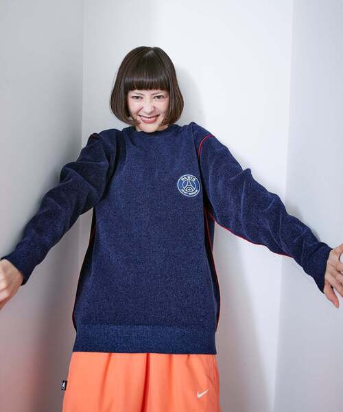 PARIS SAINT-GERMAIN（パリサンジェルマン）の「【Paris Saint-Germain / パリ・サン＝ジェルマン】 JP Mall knit pullover（ニット/セーター・メンズ・ホワイト/ブラック/ネイビー/カーキ・SMALL/MEDIUM/LARGE/X-LARGE）」の4枚目の写真
