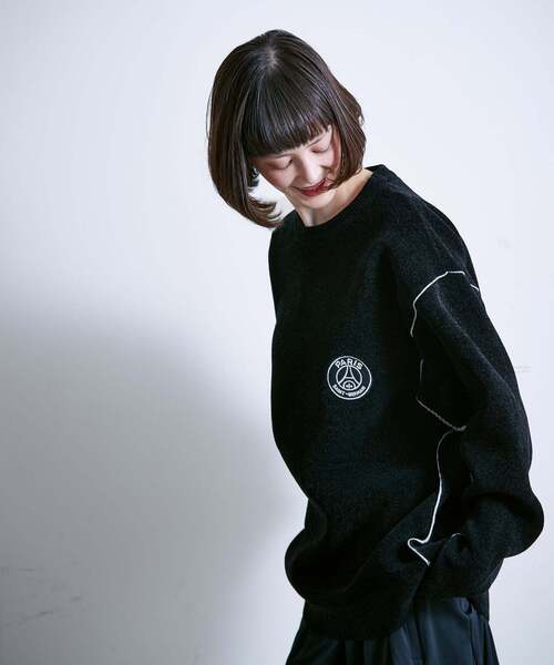 PARIS SAINT-GERMAIN（パリサンジェルマン）の「【Paris Saint-Germain / パリ・サン＝ジェルマン】 JP Mall knit pullover（ニット/セーター・メンズ・ホワイト/ブラック/ネイビー/カーキ・SMALL/MEDIUM/LARGE/X-LARGE）」の5枚目の写真