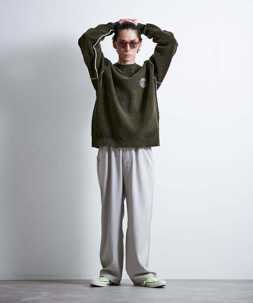 PARIS SAINT-GERMAIN（パリサンジェルマン）の「【Paris Saint-Germain / パリ・サン＝ジェルマン】 JP Mall knit pullover（ニット/セーター・メンズ・ホワイト/ブラック/ネイビー/カーキ・SMALL/MEDIUM/LARGE/X-LARGE）」の17枚目の写真