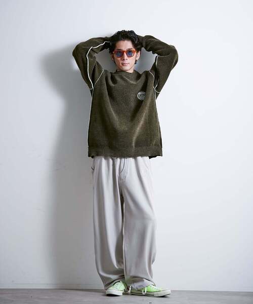 PARIS SAINT-GERMAIN（パリサンジェルマン）の「【Paris Saint-Germain / パリ・サン＝ジェルマン】 JP Mall knit pullover（ニット/セーター・メンズ・ホワイト/ブラック/ネイビー/カーキ・SMALL/MEDIUM/LARGE/X-LARGE）」の18枚目の写真