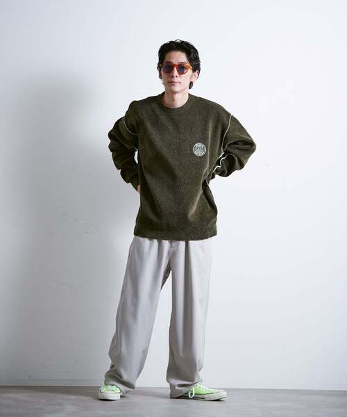 PARIS SAINT-GERMAIN（パリサンジェルマン）の「【Paris Saint-Germain / パリ・サン＝ジェルマン】 JP Mall knit pullover（ニット/セーター・メンズ・ホワイト/ブラック/ネイビー/カーキ・SMALL/MEDIUM/LARGE/X-LARGE）」の19枚目の写真