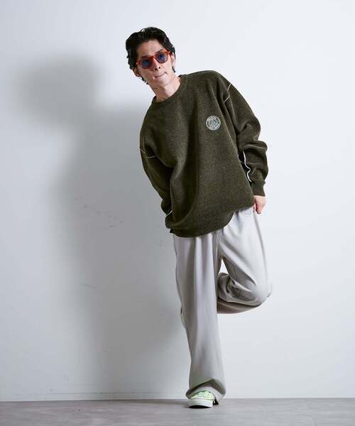 PARIS SAINT-GERMAIN（パリサンジェルマン）の「【Paris Saint-Germain / パリ・サン＝ジェルマン】 JP Mall knit pullover（ニット/セーター・メンズ・ホワイト/ブラック/ネイビー/カーキ・SMALL/MEDIUM/LARGE/X-LARGE）」の21枚目の写真