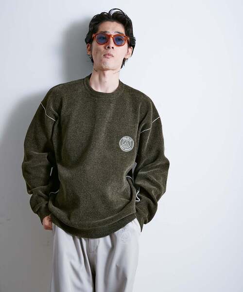 PARIS SAINT-GERMAIN（パリサンジェルマン）の「【Paris Saint-Germain / パリ・サン＝ジェルマン】 JP Mall knit pullover（ニット/セーター・メンズ・ホワイト/ブラック/ネイビー/カーキ・SMALL/MEDIUM/LARGE/X-LARGE）」の22枚目の写真