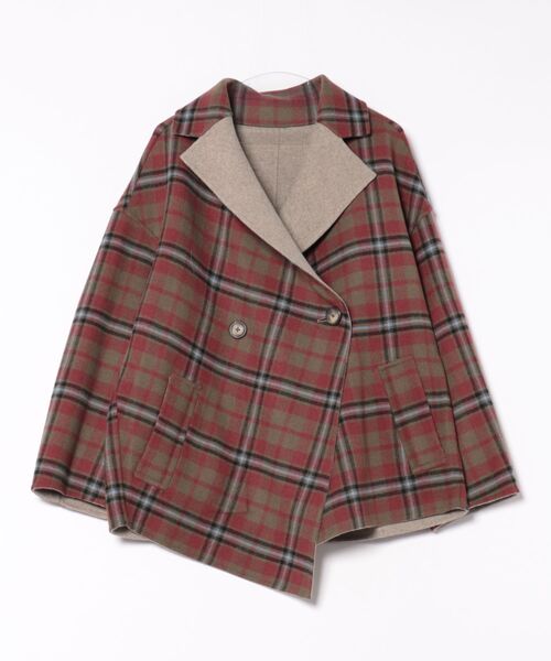 ﾀｰﾀﾝﾁｪｯｸﾘﾊﾞｰｱｼﾝﾒﾄﾘｰｼﾞｬｹｯﾄｺｰﾄ（その他アウター）｜Vivienne Westwood