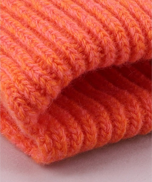 CA4LA(カシラ)の「RIBBON RIBBON(ニットキャップ/ビーニー・レディース・ブラック/グレー/オレンジ・ONESIZE)」の5枚目の写真