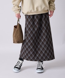 AO2 | バイヤスチェック バックスリットスカート(スカート)