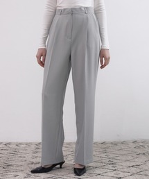 【低身長/高身長/サイズ展開有/5色展開】ピンタックワイドスラックス
