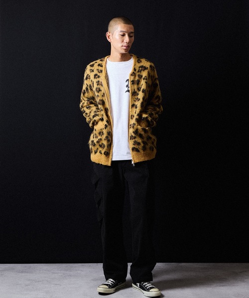 LAD MUSICIAN ヴィンテージ ジャガードニットカーディガン レオパード LAD MUSICIAN - Leopard Cardigan | fakejam