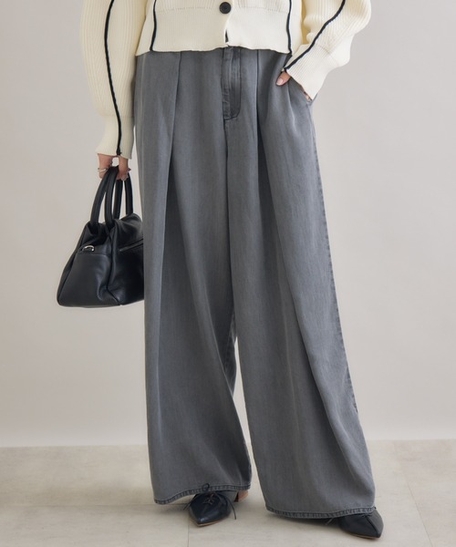 Paradise Picnic(パラダイスピクニック)の「ROSIEE タックテンセルパンツ(その他パンツ・レディース・ブラック/ブルー・FREE)」の2枚目の写真