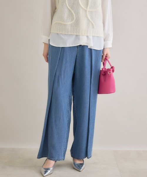 Paradise Picnic(パラダイスピクニック)の「ROSIEE タックテンセルパンツ(その他パンツ・レディース・ブラック/ブルー・FREE)」の7枚目の写真