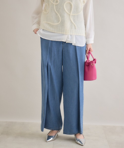 Paradise Picnic(パラダイスピクニック)の「ROSIEE タックテンセルパンツ(その他パンツ・レディース・ブラック/ブルー・FREE)」の8枚目の写真