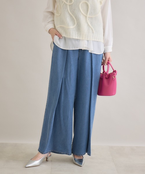 Paradise Picnic(パラダイスピクニック)の「ROSIEE タックテンセルパンツ(その他パンツ・レディース・ブラック/ブルー・FREE)」の9枚目の写真