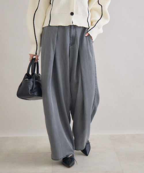 Paradise Picnic(パラダイスピクニック)の「ROSIEE タックテンセルパンツ(その他パンツ・レディース・ブラック/ブルー・FREE)」の17枚目の写真