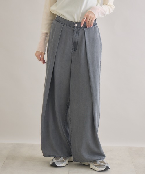 Paradise Picnic(パラダイスピクニック)の「ROSIEE タックテンセルパンツ(その他パンツ・レディース・ブラック/ブルー・FREE)」の20枚目の写真