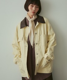full/fill.(フルフィル)のcollar accent coverall / カラーアクセントカバーオール(カバーオール)