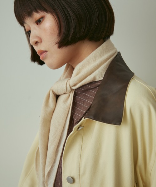 full/fill.（フルフィル）の「collar accent coverall / カラーアクセントカバーオール（カバーオール・レディース・ネイビー/アイボリー・FREE）」の3枚目の写真