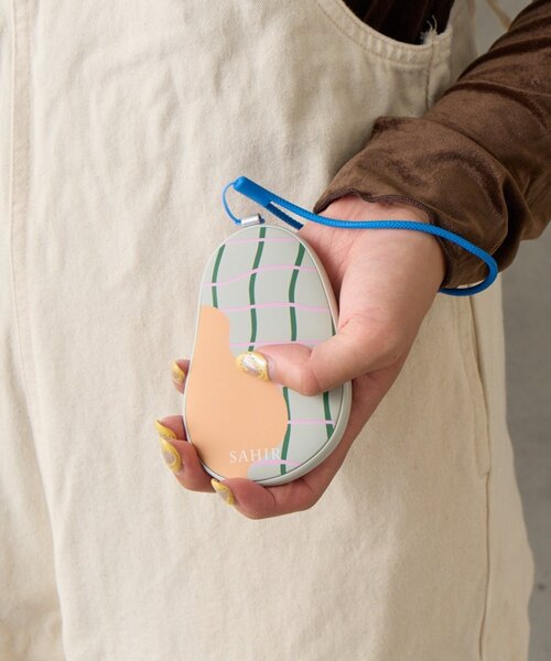 BIRTHDAY BAR(バースデイバー)の【SAHIR サヒール】Handwarmer Curve ハンドウォーマー 充電式カイロ(生活家電)