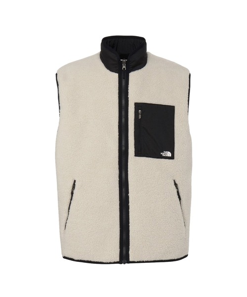 THE NORTH FACE(ザノースフェイス)の「THE NORTH FACE REVERSIBLE EXTREME PILE FLEECE VEST(ザ・ノース・フェイス リバーシブルエクストリームパイルフリースベスト)(ベスト・メンズ・ベージュ系/ホワイト系/ブルー系・MEDIUM/LARGE/X-LARGE)」の2枚目の写真