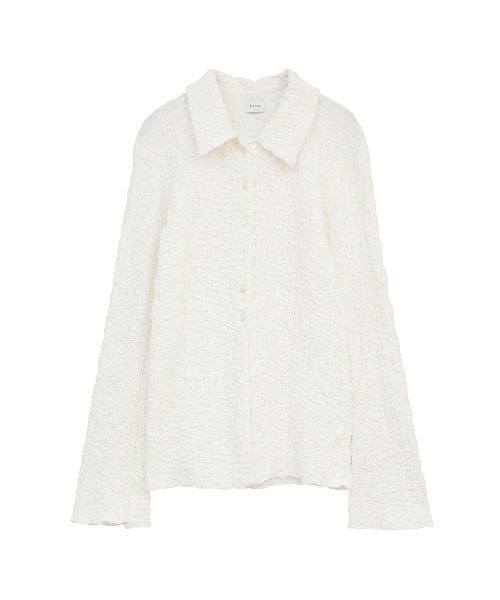 MANOF(マノフ)の「LACE SHIRTS TOPS(Tシャツ/カットソー・レディース・ホワイト/ブラウン/ブラック・F)」の7枚目の写真