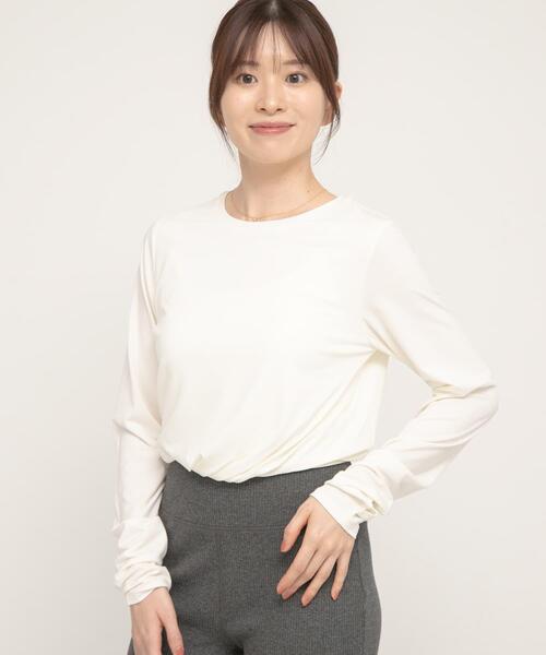 URBAN RESEARCH Sonny Label（アーバンリサーチサニーレーベル）の「SLAB　Tuckdesign PullOver（Tシャツ/カットソー・レディース・ライトブルー/ブラック/オフホワイト・FREE）」の5枚目の写真