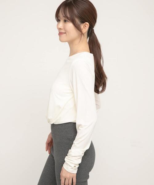 URBAN RESEARCH Sonny Label（アーバンリサーチサニーレーベル）の「SLAB　Tuckdesign PullOver（Tシャツ/カットソー・レディース・ライトブルー/ブラック/オフホワイト・FREE）」の6枚目の写真
