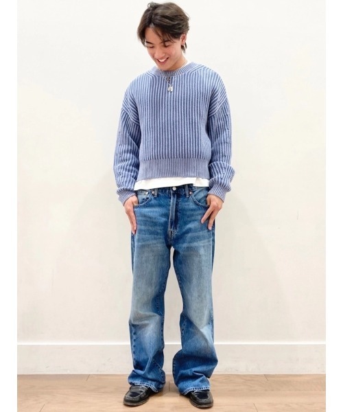 GAP（ギャップ）の「ルーズフィット ブーツカットデニム（デニムパンツ 