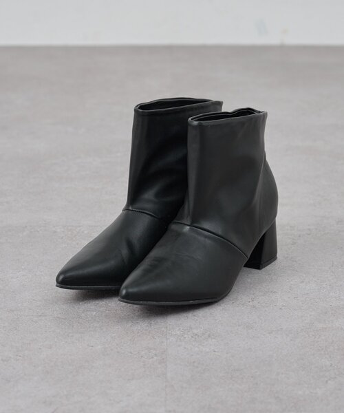 SHENERY(シーナリー)の「ポインテッドショートブーツ(ブーツ・レディース・ブラック・36/37/38)」の5枚目の写真