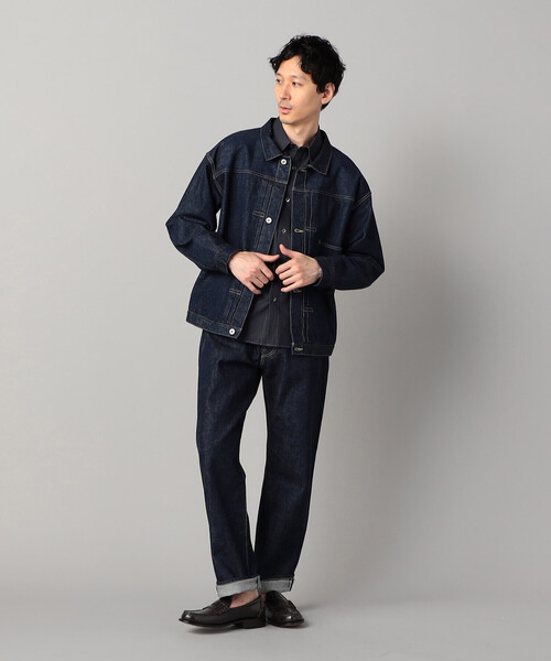 COMME CA MEN(コムサメン)の「デニムライク レギュラーカラーシャツ(シャツ/ブラウス・メンズ・ネイビー/ブラック・M/S/L)」の18枚目の写真