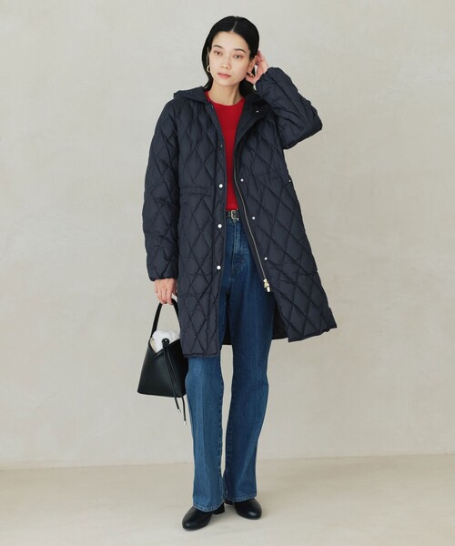 キルティング ライト ダウン コート 撥水（ダウンジャケット