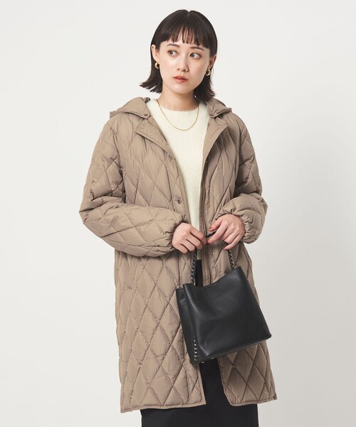 キルティング ライト ダウン コート 撥水（ダウンジャケット