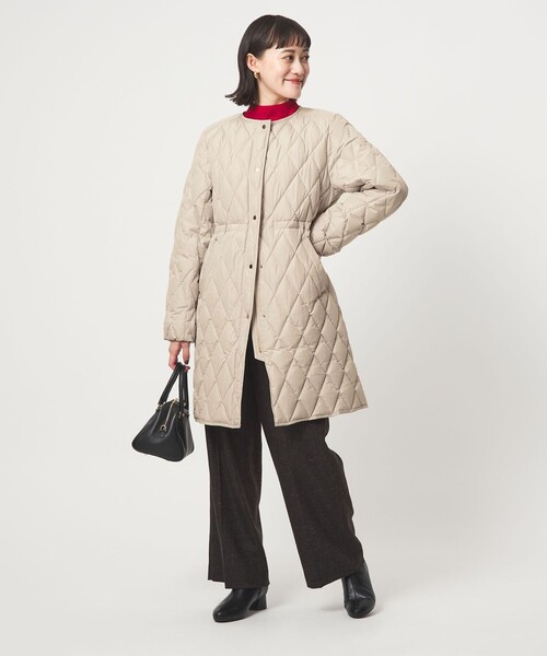セール】キルティング ライト ダウン コート 撥水（ダウンジャケット