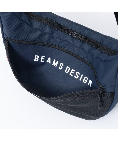 BEAMS DESIGN(ビームス デザイン)の「BEAMSDESIGN(ビームスデザイン)エラスティックメッシュ ショルダーバッグ(ショルダーバッグ・メンズ・サンドベージュ/ネイビー/ブラック・FREE)」の17枚目の写真