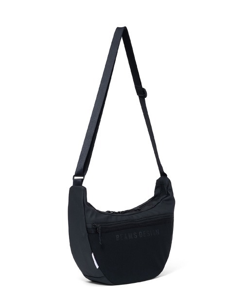 BEAMS DESIGN(ビームス デザイン)の「BEAMSDESIGN(ビームスデザイン)エラスティックメッシュ ショルダーバッグ(ショルダーバッグ・メンズ・サンドベージュ/ネイビー/ブラック・FREE)」の4枚目の写真