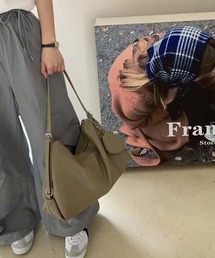 Anchor Smith（アンカー スミス）の「【NuNuNa】ミニポーチ付き  ミディアム 三日月ショルダーバッグ（ショルダーバッグ）」