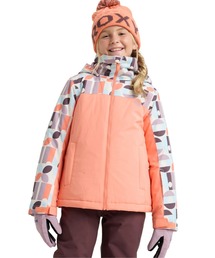 ROXY（ロキシー）の「GALAXY GIRL JK/ロキシーキッズスキースノーボードウェア（マウンテンパーカー）」