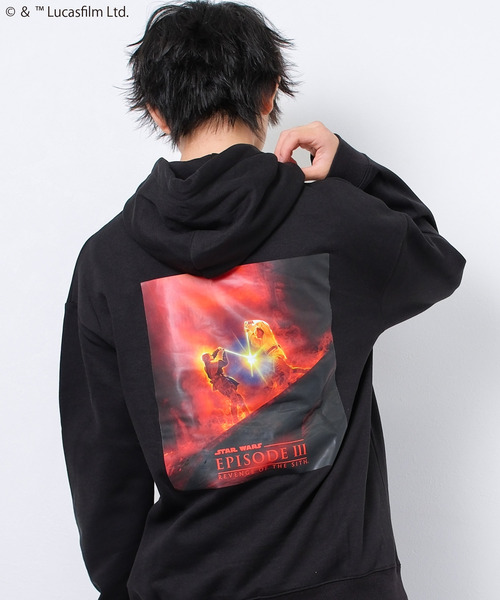 セール】スター・ウォーズ エピソード3 シスの復讐 裏起毛パーカー