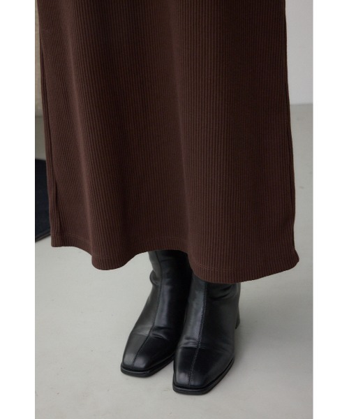 AZUL by moussy(アズールバイマウジー)の「【セット】【身長/骨格別着用画像あり】ハーフジップスウェットワンピース トレーナー トップス 秋服 冬服 ハーフジップ 長袖 レイヤード(ワンピース・レディース・ブラック/ブラウン・SMALL/MEDIUM)」の12枚目の写真