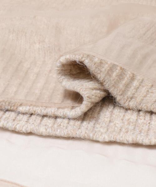 URBAN RESEARCH ROSSO WOMEN（アーバンリサーチ　ロッソ）の「CHIGNON　リバーオーガンドッキングベスト（ベスト・レディース・グレー/ベージュ・FREE）」の12枚目の写真